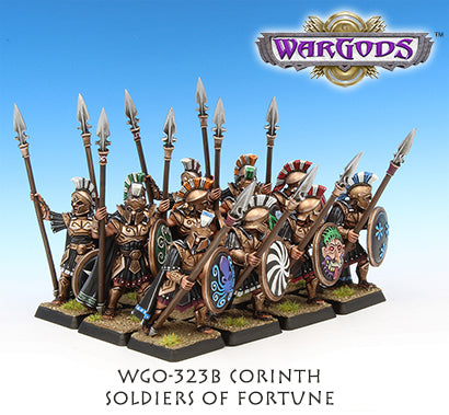 WGO-323b Corinthian Hoplite Unit - Soldiers of Fortune